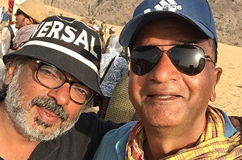 With Sanjay Bansali