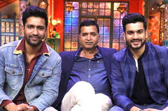 With Sons Vicky and Sunny